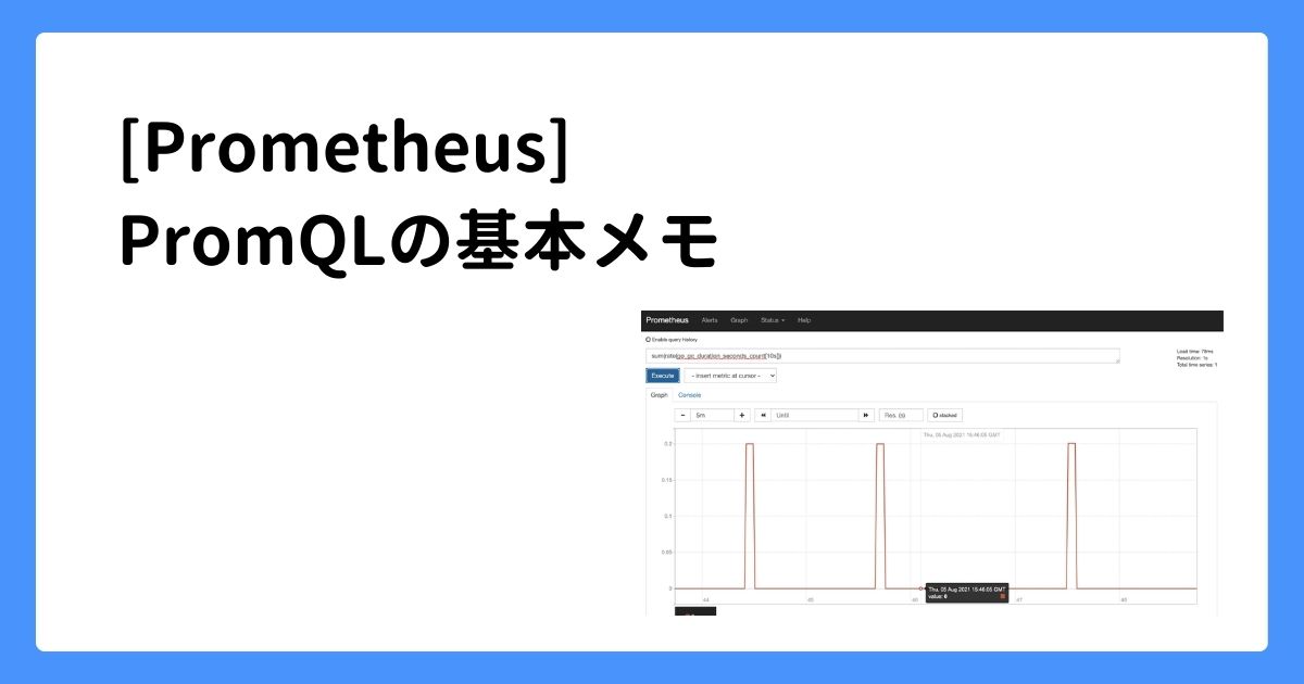 image for [Prometheus] PromQLの基本メモ